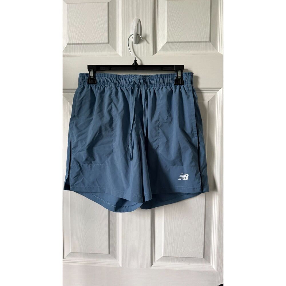 Men's Light Blue New Balance Shorts